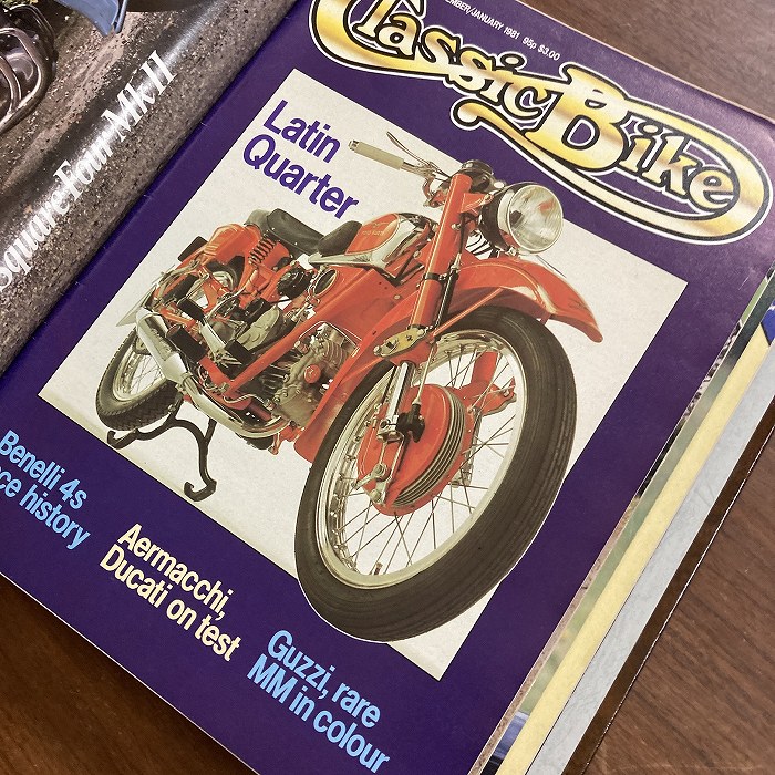 B3841　1980 1981 1982　バインダー12冊セット　「CLASSIC BIKE」 クラシックバイク  英国旧車雑誌