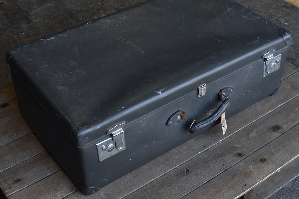 106703 ヴィンテージ 英国 グローブ トロッター 「GLOBE TROTTER」 MADE IN ENGLAND 刻印 取手破損