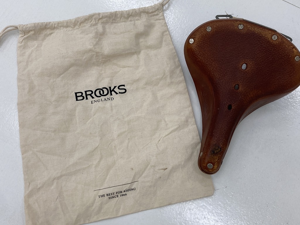 108338  「BROOKS」 ブルックス  ヴィンテージ サドル シート 自転車