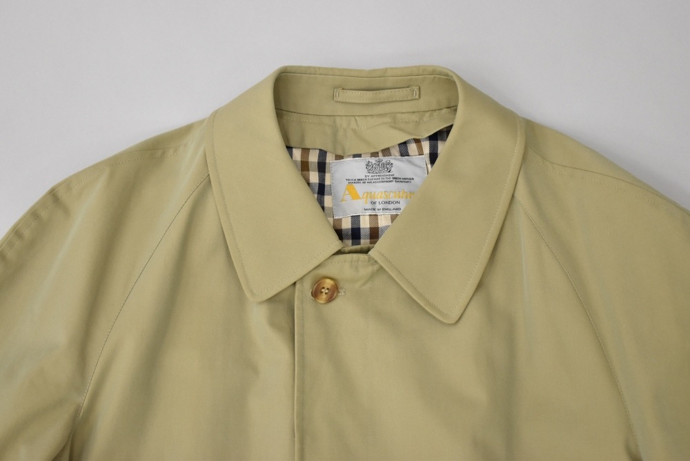 109177 ヴィンテージ「Aquascutum」ステンカラーコート