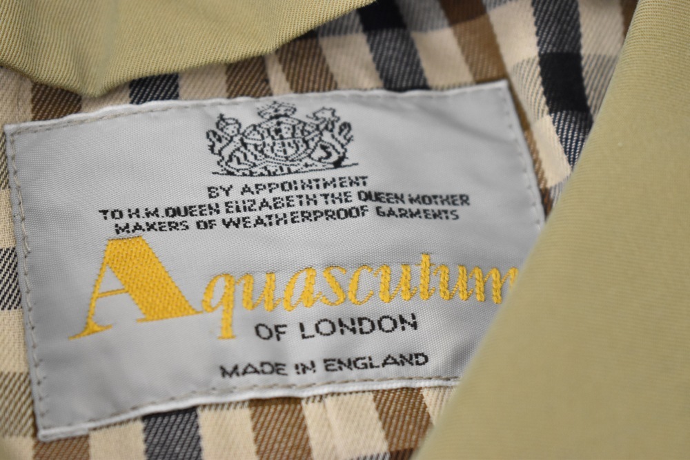 109177 ヴィンテージ「Aquascutum」ステンカラーコート