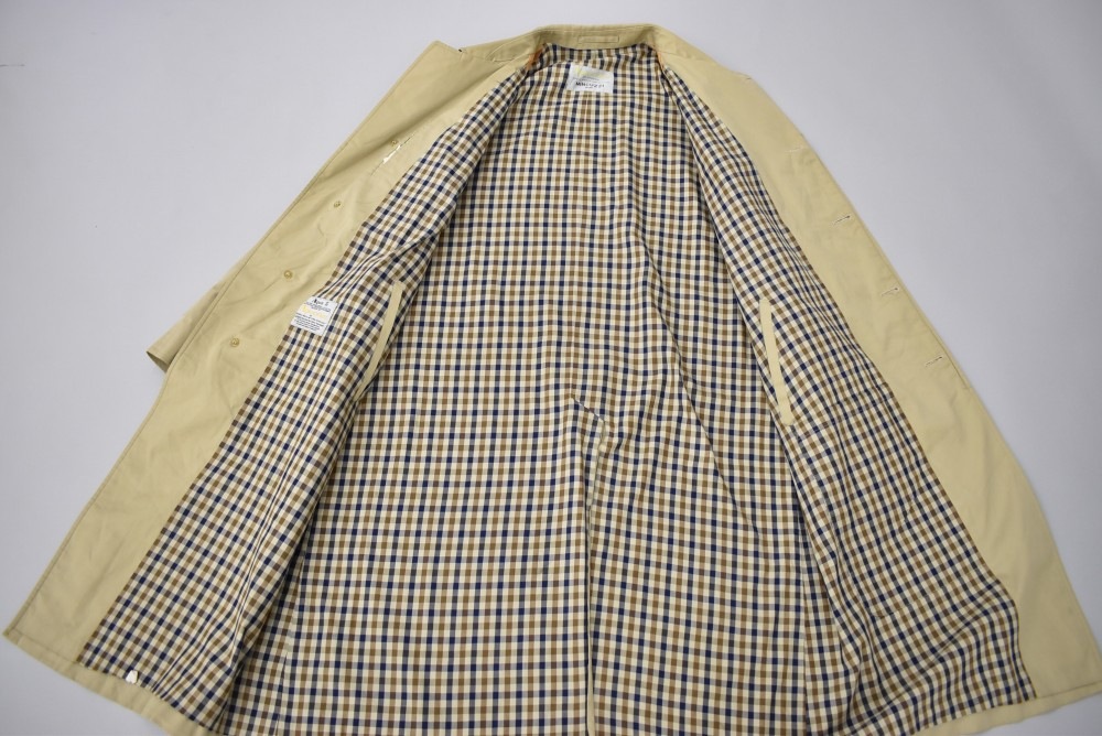 109487 ヴィンテージ「Aquascutum」ステンカラーコート MINCUZZI BARI