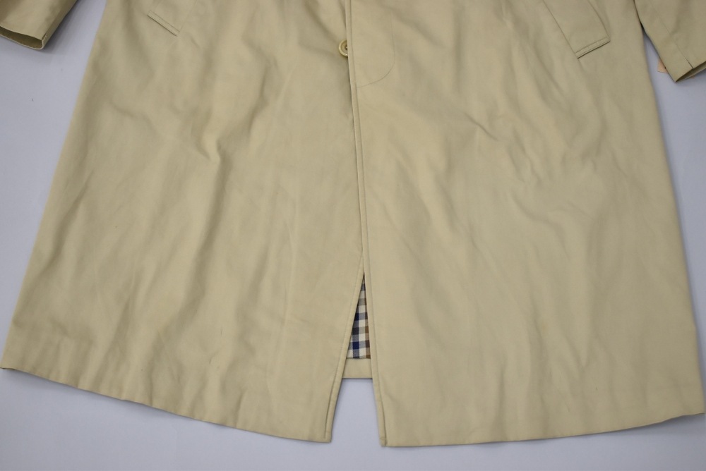 109487 ヴィンテージ「Aquascutum」ステンカラーコート MINCUZZI BARI