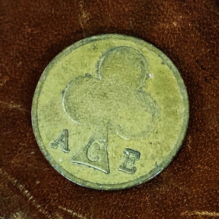 106213  エースカフェ　トークン　コイン　ACE COIN　ブラス 真鍮 Ace Cafe London　バイク CafeRacer Rockers ロッカーズ カフェレーサー 英国