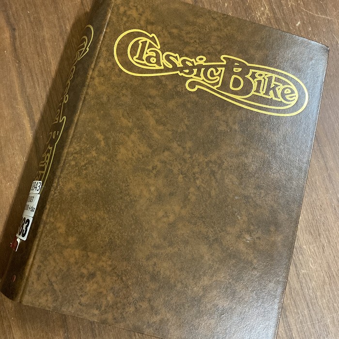 B3843 1983 バインダー12冊セット 「CLASSIC BIKE」 クラシックバイク 英国旧車雑誌