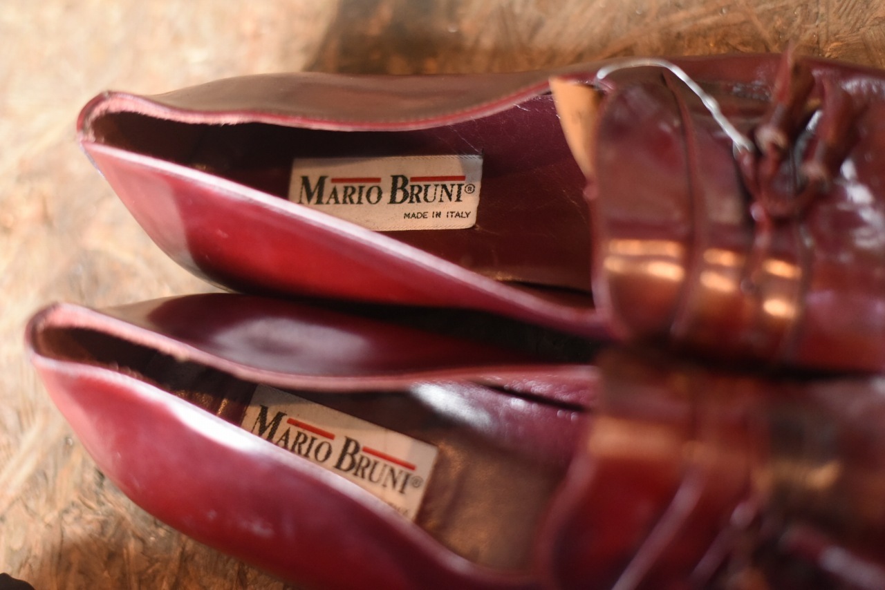 103048 レザーシューズ  「MARIO BRUNI」　マリオブルーニ   MADE IN ITALY