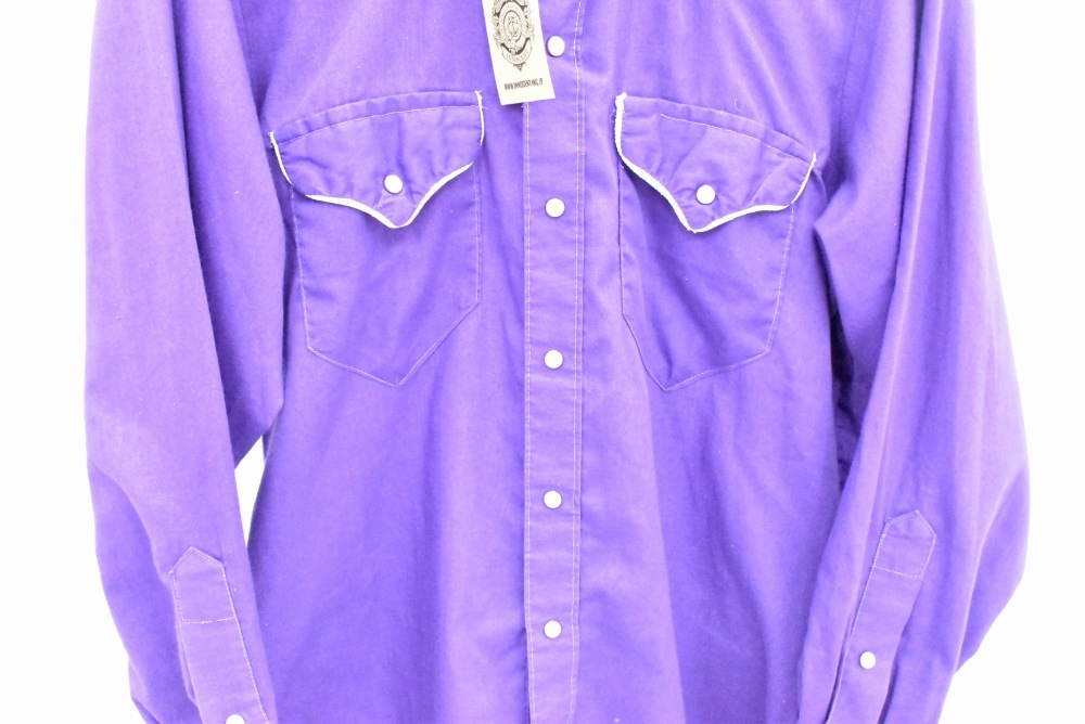 109129 「Rochmount」Ranch wear 80s ヴィンテージ 長袖 ウエスタンシャツ