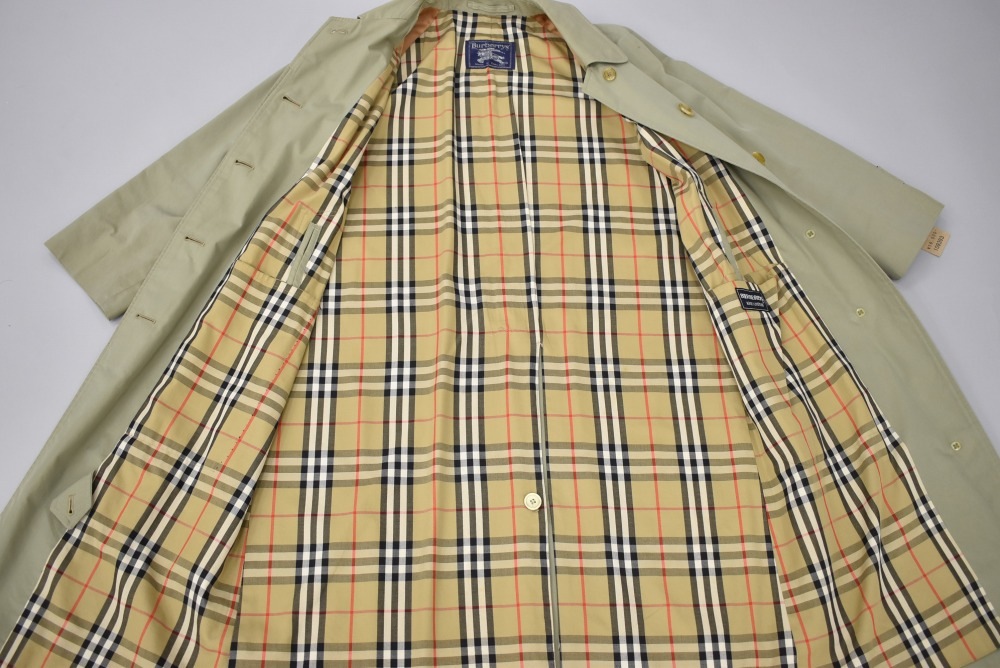 109393 ヴィンテージ「Burberry」バーバリー ステンカラーコート レディース