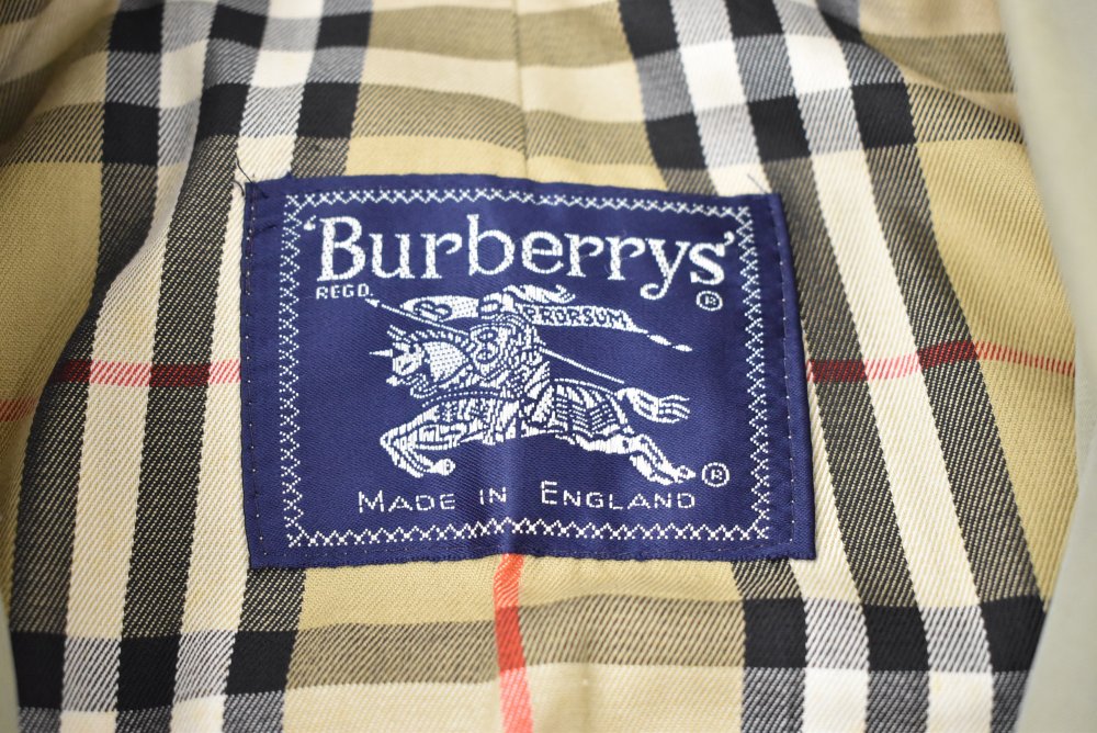 109393 ヴィンテージ「Burberry」バーバリー ステンカラーコート レディース