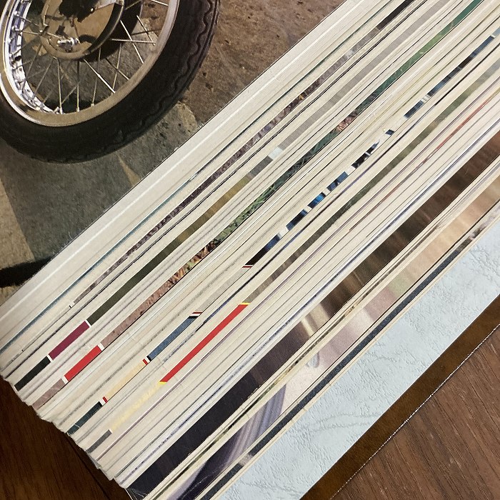 B3844　1983 1984　バインダー12冊セット　「CLASSIC BIKE」 クラシックバイク  英国旧車雑誌