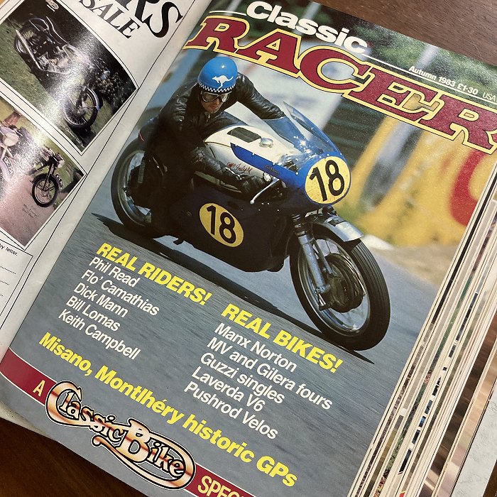 B3844　1983 1984　バインダー12冊セット　「CLASSIC BIKE」 クラシックバイク  英国旧車雑誌