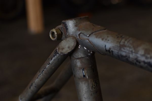 107156 ヴィンテージ　「HUMBER」　ハンバー　自転車フレーム　英国 MADE IN ENGLAND
