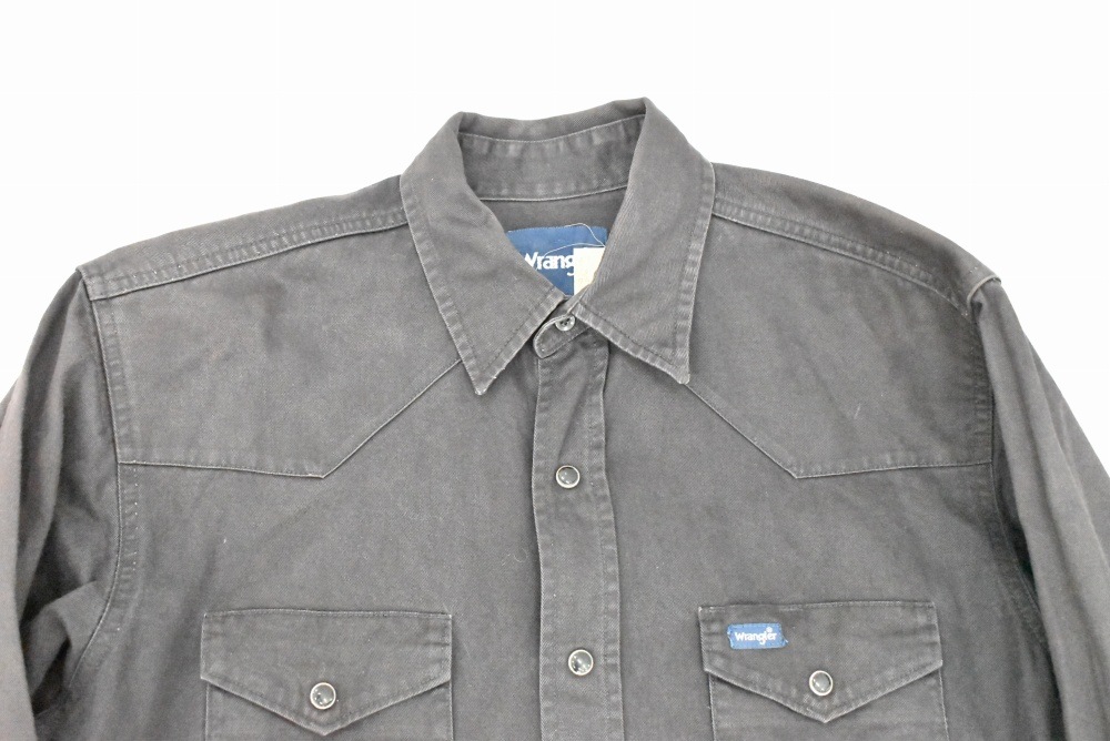 109029 [PT]「Wrangler」 ヴィンテージ 長袖 ウエスタンシャツ