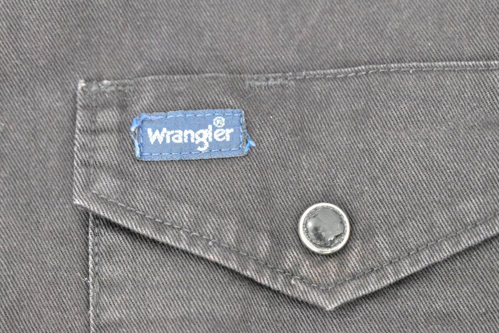 109029 [PT]「Wrangler」 ヴィンテージ 長袖 ウエスタンシャツ
