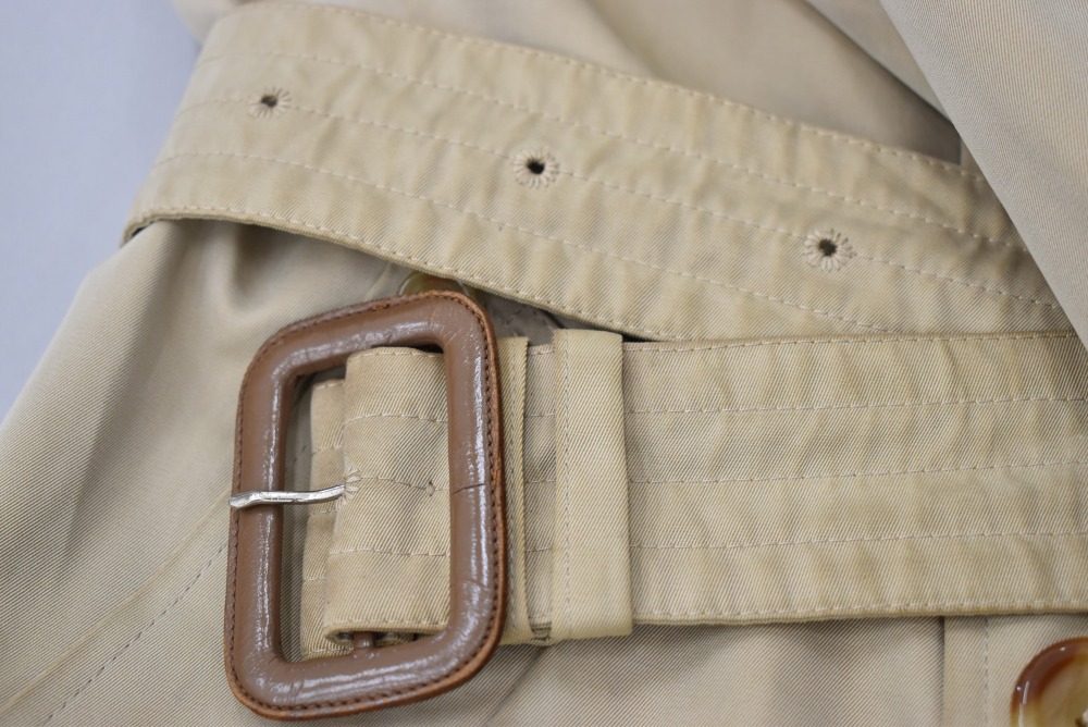 109903 ヴィンテージ「Aquascutum」アクアスキュータム トレンチコート ライナー付き