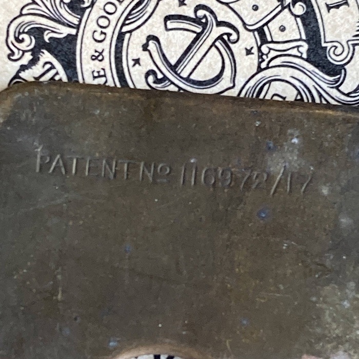 106314 ヴィンテージ　メダルボタンポリッシュプレート真鍮製　　ブラス　英国