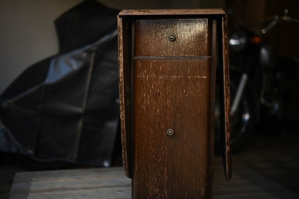 2466 ヴィンテージ フォールディングテーブル　折り畳み収納テーブル　ダイニング