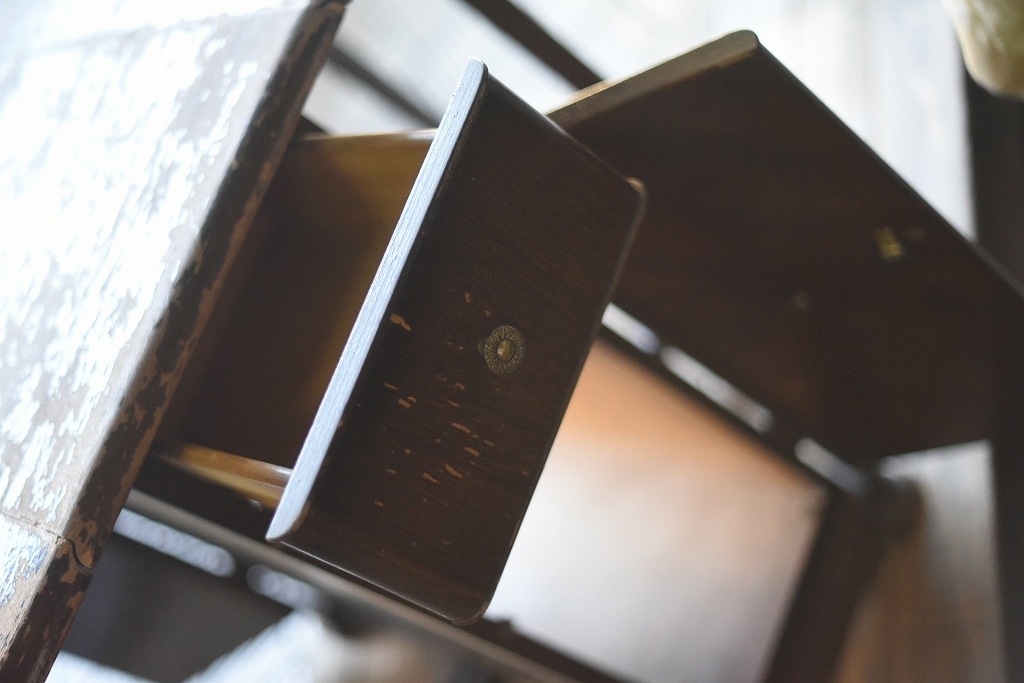 2466 ヴィンテージ フォールディングテーブル　折り畳み収納テーブル　ダイニング