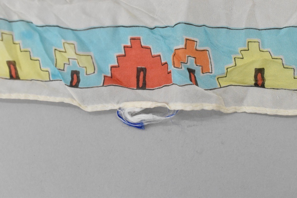 108812 ヴィンテージ 中判 スーベニア  スカーフ  Souvenir scarf