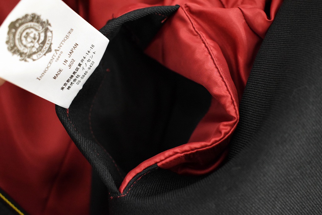 再生産 INNOCENT ORIGINAL PRODUCT 「Black Beauty」「EDWARD JACKET」 エドワードジャケット