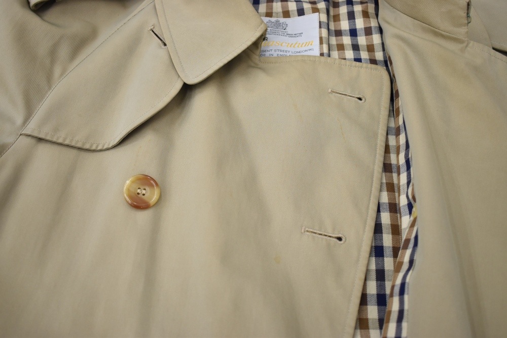 109480 ヴィンテージ「Aquascutum」アクアスキュータム トレンチコート 