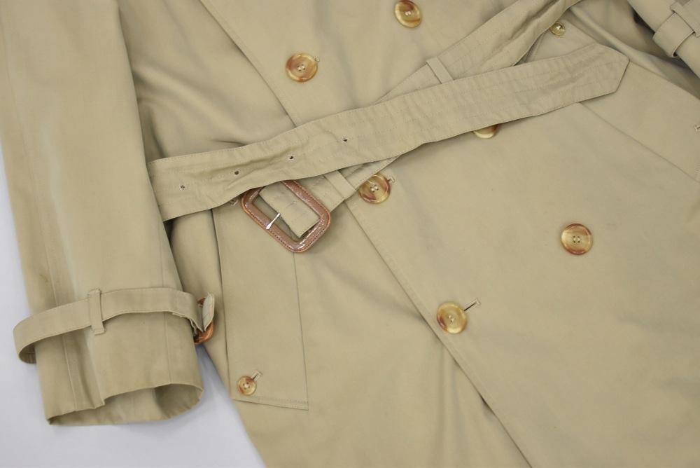 109480 ヴィンテージ「Aquascutum」アクアスキュータム トレンチコート 