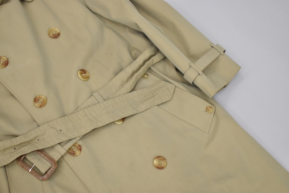 109480 ヴィンテージ「Aquascutum」アクアスキュータム トレンチコート 