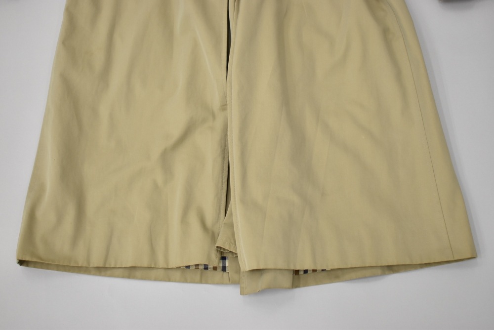 109480 ヴィンテージ「Aquascutum」アクアスキュータム トレンチコート 