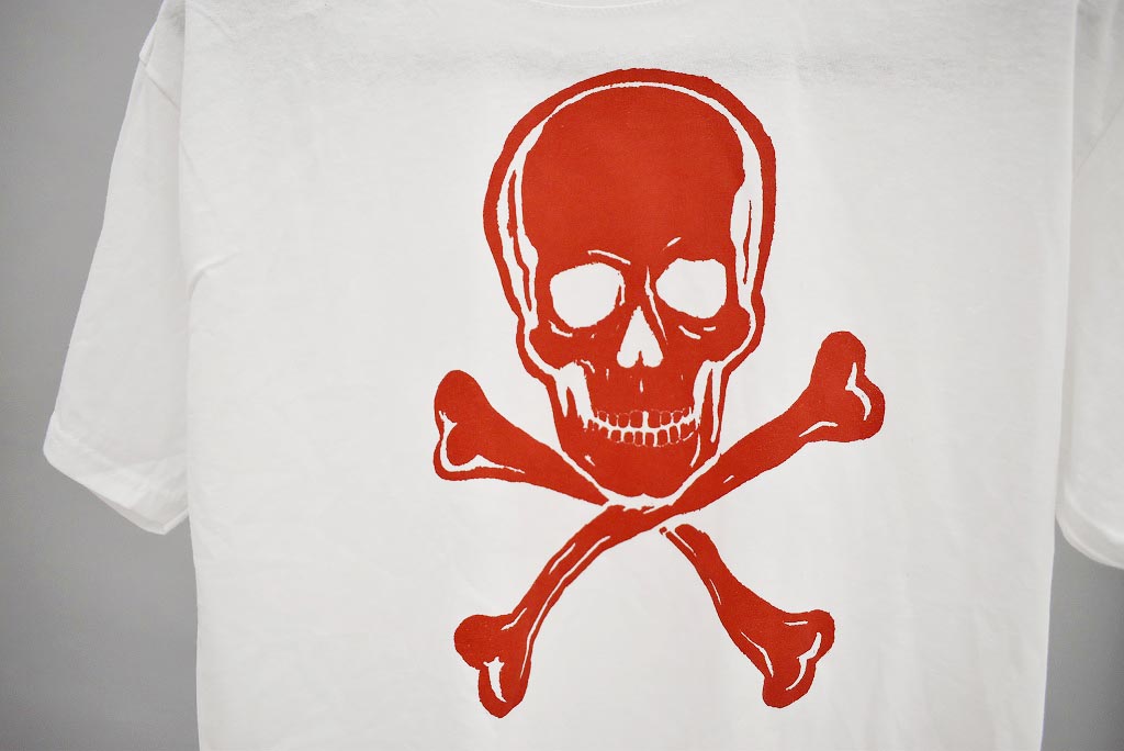 White×RED PAUL SIMONON(THE CLASH)Tシャツ メンズ the royalexchange japan Golden Needle London と Paul Simonon コラボTシャツ!!
