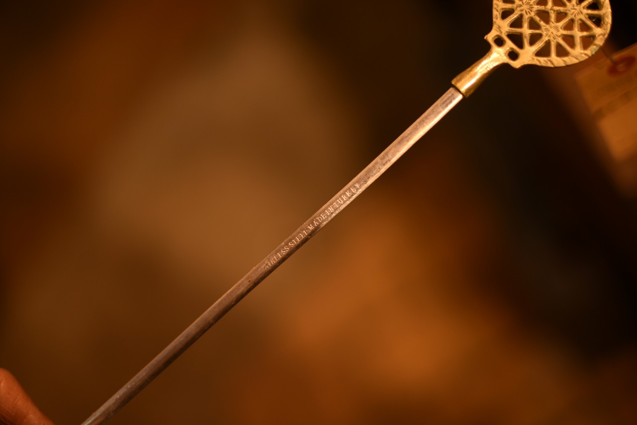 101605 真鍮　ブラスとステンレスのスキュア　英国 