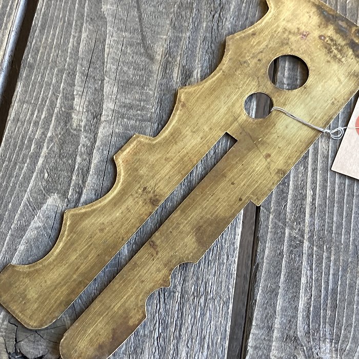 106316 ヴィンテージ　メダルボタンポリッシュプレート真鍮製　ブラス　英国