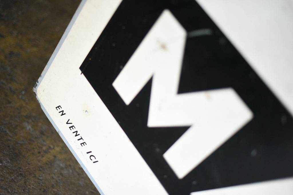 103976  ヴィンテージ　特大　MARTINI マルティニ サインプレート　アルミ製看板　英国