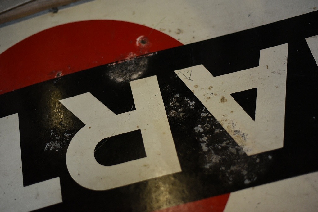 103976  ヴィンテージ　特大　MARTINI マルティニ サインプレート　アルミ製看板　英国