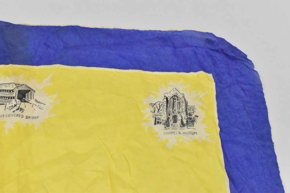 108810 ヴィンテージ 中判 スーベニア スカーフ Souvenir scarf