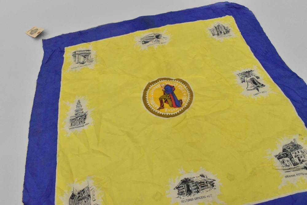 108810 ヴィンテージ 中判 スーベニア スカーフ Souvenir scarf