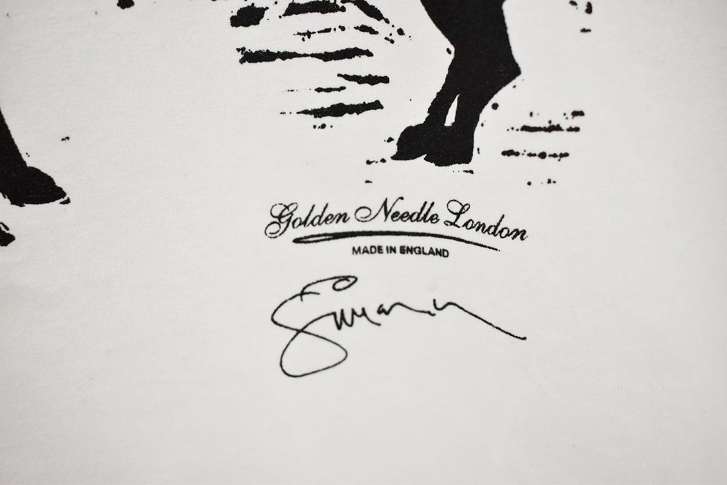 スヌー&ピーナッツ PAUL SIMONON（THE CLASH) Ｔシャツ メンズ　the royalexchange japan Golden Needle London と Paul Simonon コラボTシャツ!!