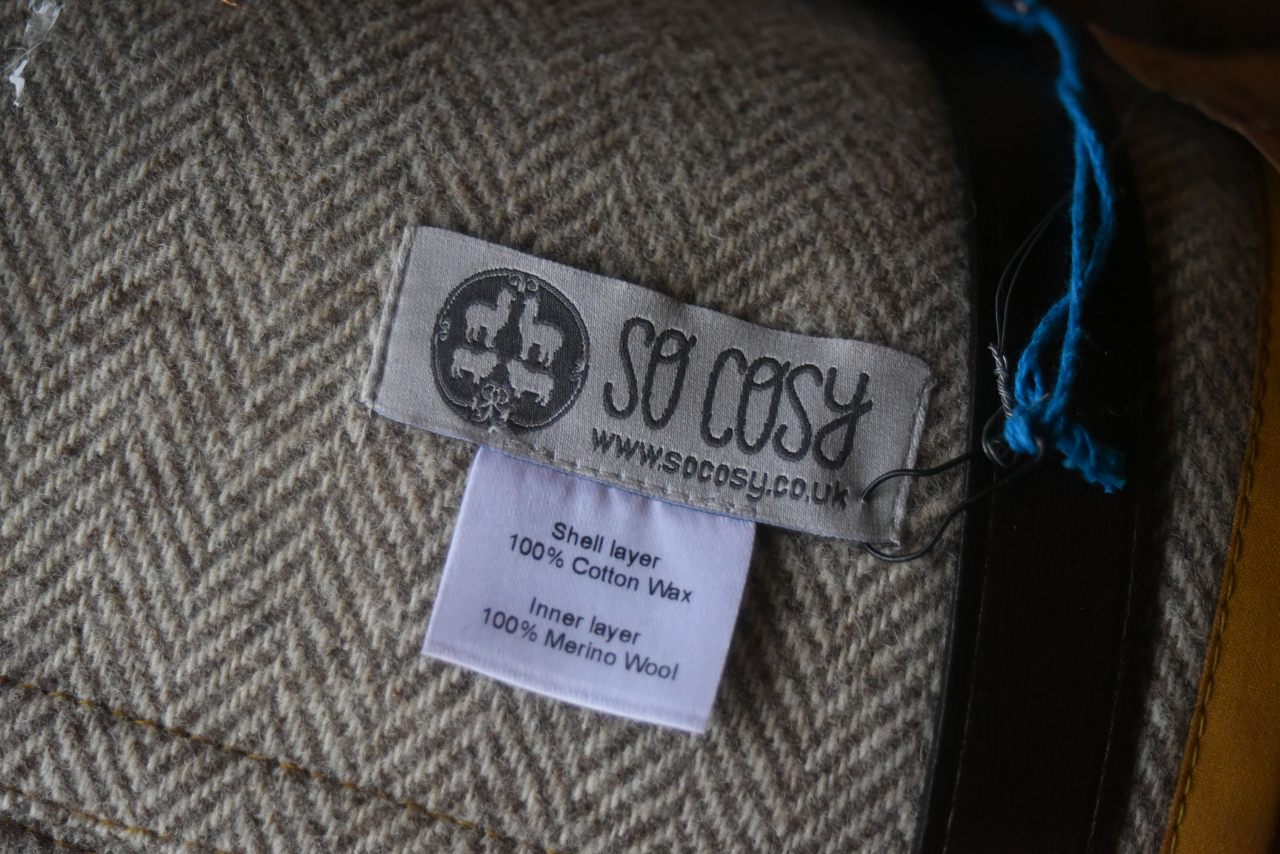 102880 英国 「SO COSY」　キャンプ ピクニックロールアップ   マスタード  ブリティッシュ　ミラレイン オイルドコットン　