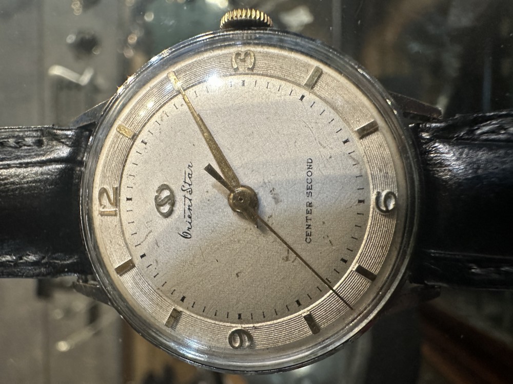 108938 腕時計 1950s VINTAGE 筆記体ORIENT STAR 戦後B型 CENTER センターセコンド 手巻き