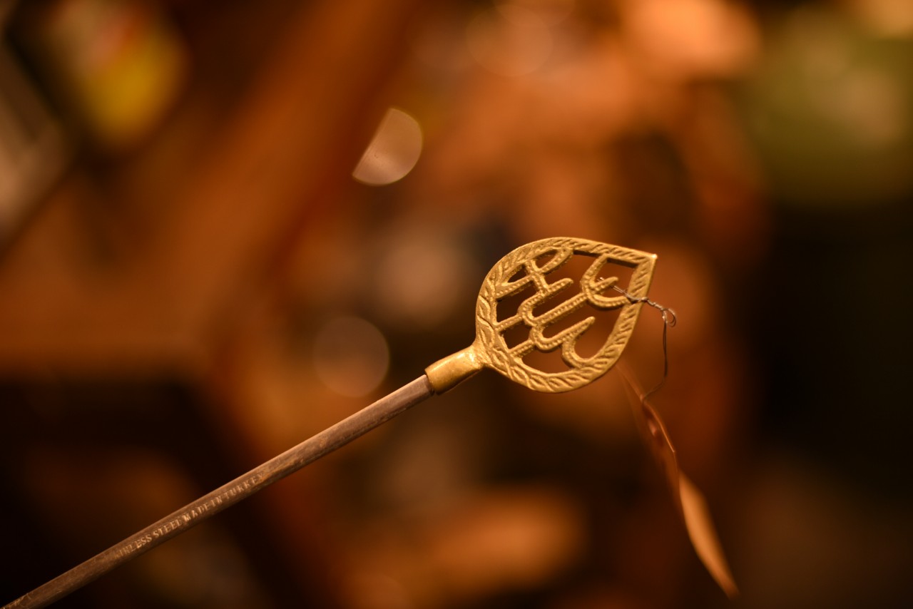 101607 真鍮　ブラスとステンレスのスキュア　英国 