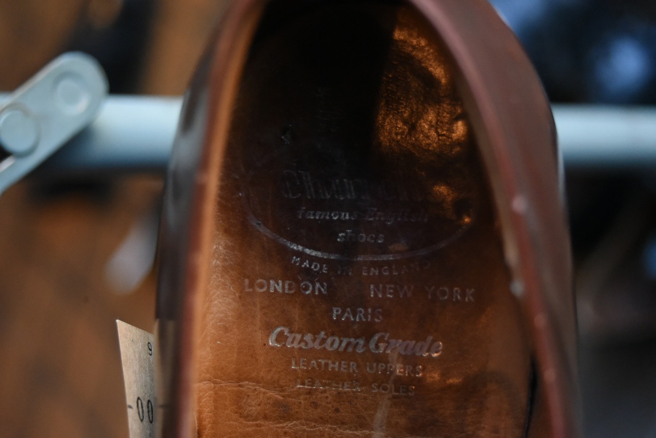 103822  英国 レザーシューズ　 ブランド「チャーチ　Church’s」　 2都市