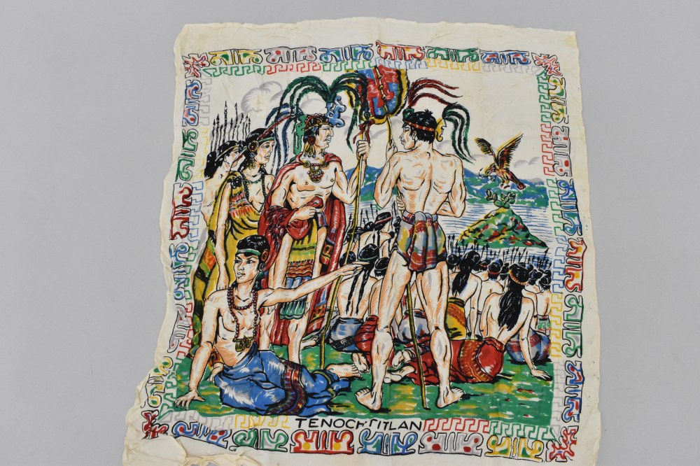 108797 ヴィンテージ 中判 スーベニア スカーフ Souvenir scarf