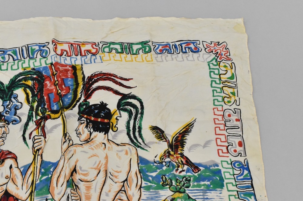 108797 ヴィンテージ 中判 スーベニア スカーフ Souvenir scarf