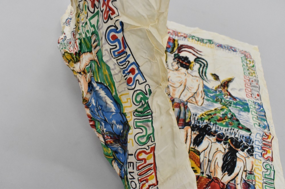 108797 ヴィンテージ 中判 スーベニア スカーフ Souvenir scarf
