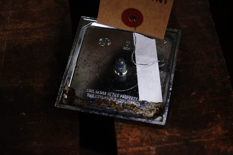 105229 ヴィンテージ　スクエア　AA 「Automobile Association」 カーバッチ エンブレム