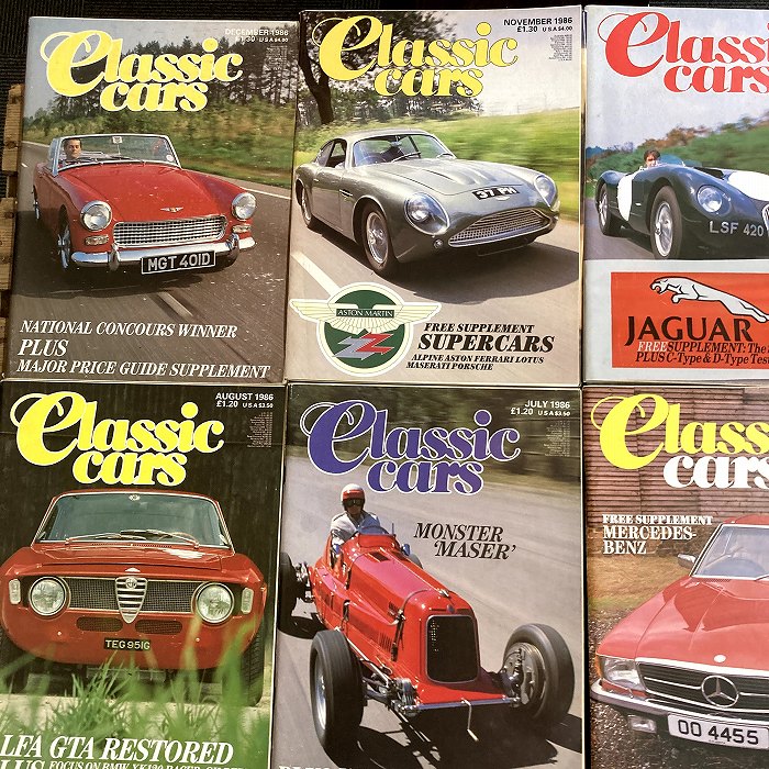 希少 黒入荷 B1498 1985年 12冊セット Classic 旧車 ビンテージ クラシックカー 自動車 雑誌 Sportscar 英国旧車雑誌 英国車 And 外車 Labelians Fr