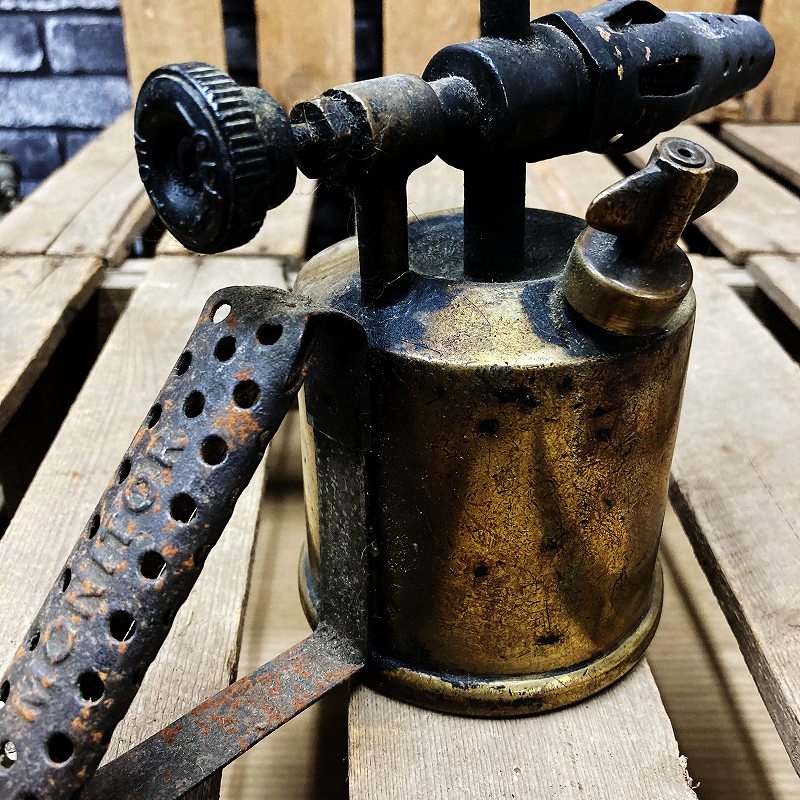 106034 「MONITOR」 MADE IN BRITISH ブラス トーチ バーナー ブロートーチ コンロ キャンプ 真鍮