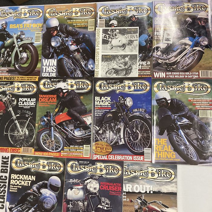 B2939　1992　11冊セット　「CLASSIC BIKE」　クラシックバイク　英国旧車雑誌