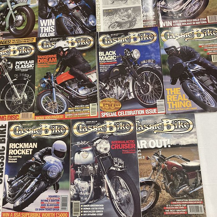 B2939　1992　11冊セット　「CLASSIC BIKE」　クラシックバイク　英国旧車雑誌