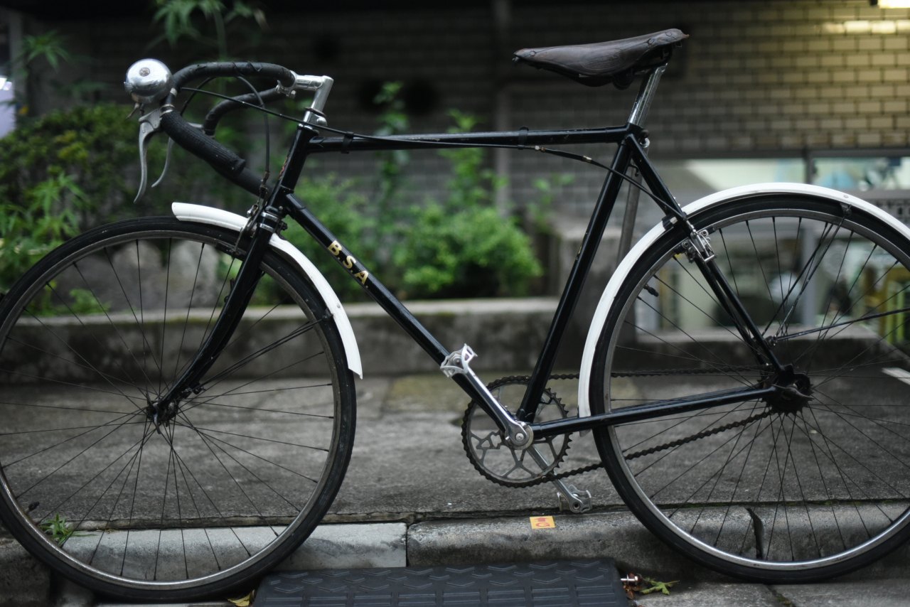 BSA motorcycle 自転車　アンティーク BSA motorcycle 自転車アンティーク