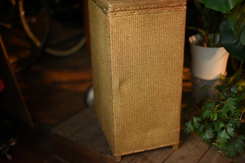 2779 ヴィンテージ　編み込みボックス　ゴールド　 英国製　MADE IN ENGLAND